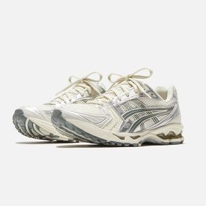 BNIB ASICS Gel Kayano 14 Unisex Sneakers Birch/Dark Pewter